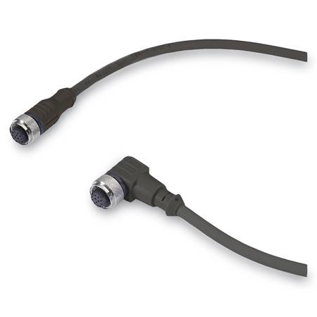 Otto Ganter Cable with Connector Coupling M12x1, GN 330